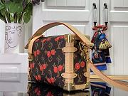 Side Trunk MM LV x TM Bag Monogram Canvas with cherry motif - 5