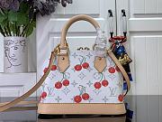 Alma BB LV x TM Bag Monogram Canvas with cherry motif - 6