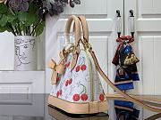 Alma BB LV x TM Bag Monogram Canvas with cherry motif - 4