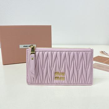 MIUMIU | Pocket wallet Matelasse In Pink