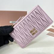 MIUMIU | Pocket wallet Matelasse In Pink - 3