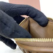 MIUMIU | Pocket wallet Matelasse In Brown  - 5