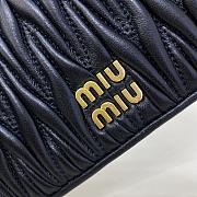 MIUMIU | Pocket wallet Matelasse In Black - 3