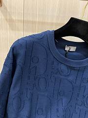 DIOR | Oblique T-Shirt In dark Blue - 4