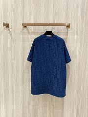 DIOR | Oblique T-Shirt In dark Blue - 3