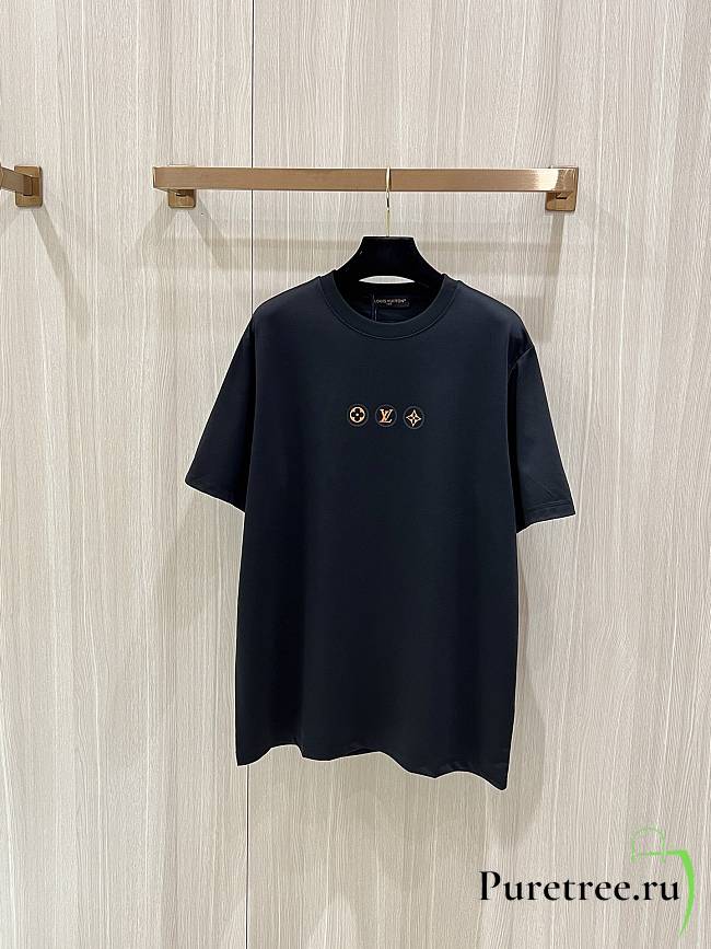 LOUIS VUITTON | Flower Five-Star T-Shirt In Black - 1