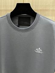 PRADA | Logo Printed T-Shirt In Blue - 4