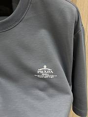PRADA | Logo Printed T-Shirt In Blue - 3