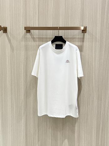 PRADA | Logo Printed T-Shirt In White