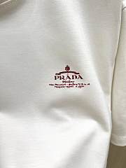 PRADA | Logo Printed T-Shirt In White - 3
