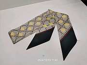 GUCCI | GG print with Horsebits silk neck bow 01 - 4