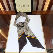 GUCCI | GG print with Horsebits silk neck bow 03 - 6