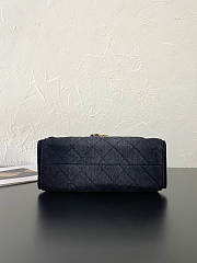 CHANEL | Mini Hobo Bag Black Denim - 3