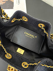 CHANEL | Mini Hobo Bag Black Denim - 2