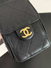 CHANEL | Mini Hobo Bag Black Leather - 2