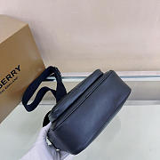 BURBERRY | Black Leather Paddy Crossbody Bag - 6