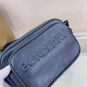 BURBERRY | Black Leather Paddy Crossbody Bag - 3