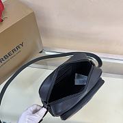 BURBERRY | Gray Leather Paddy Crossbody Bag - 4