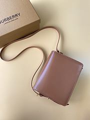 BURBERRY |  Small Grace Leather Shoulder Bag In Brown - 6