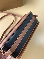 BURBERRY |  Small Grace Leather Shoulder Bag In Brown - 5