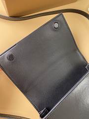 BURBERRY | Small Grace Leather Shoulder Bag In Black - 6