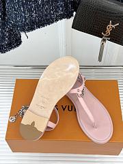 LOUIS VUITTON | Sandals With Chain In Pink - 2