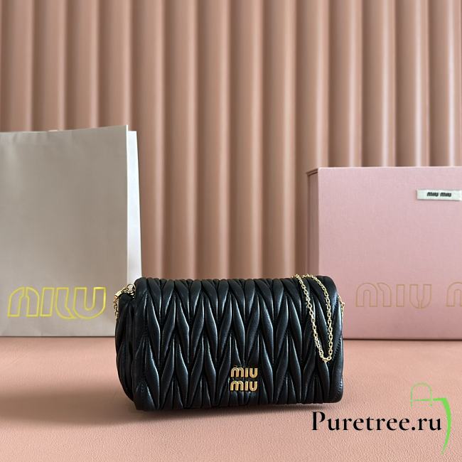 MIUMIU | Materasse nappa leather mini bag black - 1
