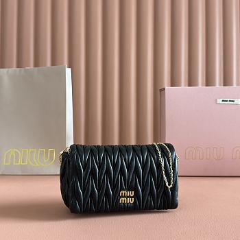 MIUMIU | Materasse nappa leather mini bag black