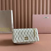 MIUMIU | Materasse nappa leather mini bag white - 1