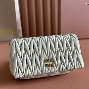 MIUMIU | Materasse nappa leather mini bag white - 3