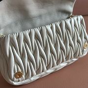 MIUMIU | Materasse nappa leather mini bag white - 4