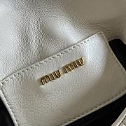 MIUMIU | Materasse nappa leather mini bag white - 6