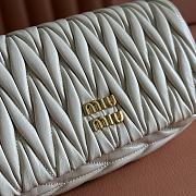 MIUMIU | Materasse nappa leather mini bag white - 5
