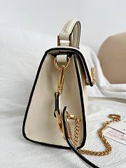 VALENTINO | Garavani Vsling Mini Handbag In Laminated Grainy White - 6