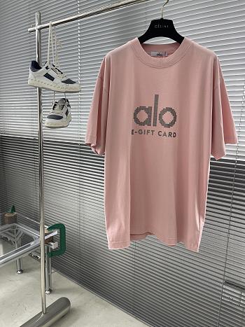 ALO | Simple letter T-shirt 02