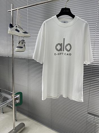 ALO | Simple letter T-shirt 03