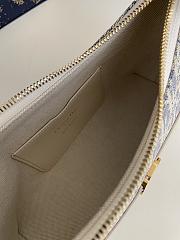 DIOR | 30 Montaigne Cigale Mini Bag Blue Dior Oblique Jacquard - 4