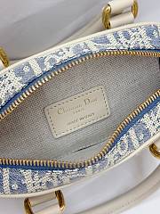 DIOR | D-Vibe East-West Nano Bag Blue - 4