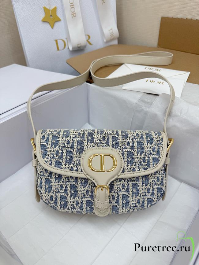 DIOR | Bobby East-West Bag Blue - 1