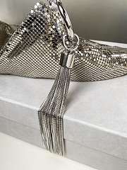 Jimmy Choo Callie Chain Strap Mini Clutch Bag in Metallic 01 - 5