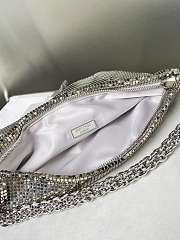 Jimmy Choo Callie Chain Strap Mini Clutch Bag in Metallic 01 - 4