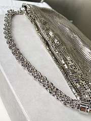 Jimmy Choo Callie Chain Strap Mini Clutch Bag in Metallic 01 - 3
