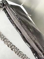 Jimmy Choo Callie Chain Strap Mini Clutch Bag in Metallic 02 - 2