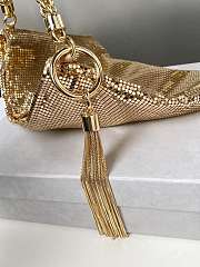 Jimmy Choo Callie Chain Strap Mini Clutch Bag in Metallic 03 - 6