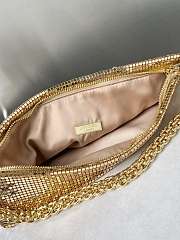 Jimmy Choo Callie Chain Strap Mini Clutch Bag in Metallic 03 - 4