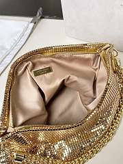 Jimmy Choo Callie Chain Strap Mini Clutch Bag in Metallic 03 - 2