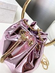 Jimmy Choo Micro Bon Bon Purble Metallic Nappa Mini Bag - 4