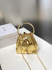 Jimmy Choo Micro Bon Bon Gold Metallic Nappa Mini Bag - 1