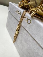 Jimmy Choo Micro Bon Bon Gold Metallic Nappa Mini Bag - 3