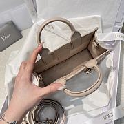 Dior Mini Dior Book Tote Trench Beige Macrocannage Calfskin - 5